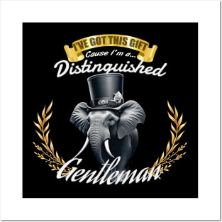 The Distinguished Elephant Gentleman Posters and Art